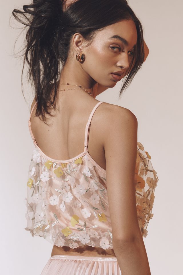 By Anthropologie Blossom Bubble Tank #1