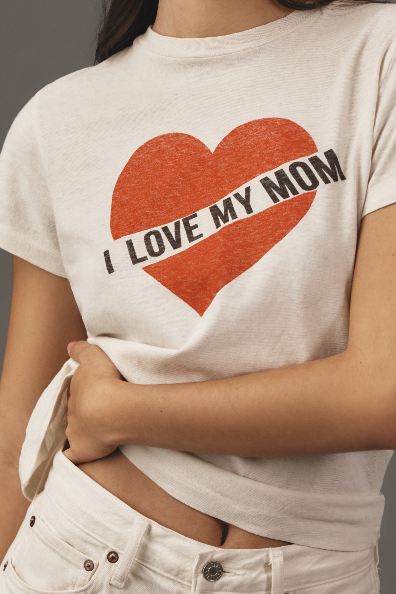 RE/DONE Classic I Love My Mom Tee