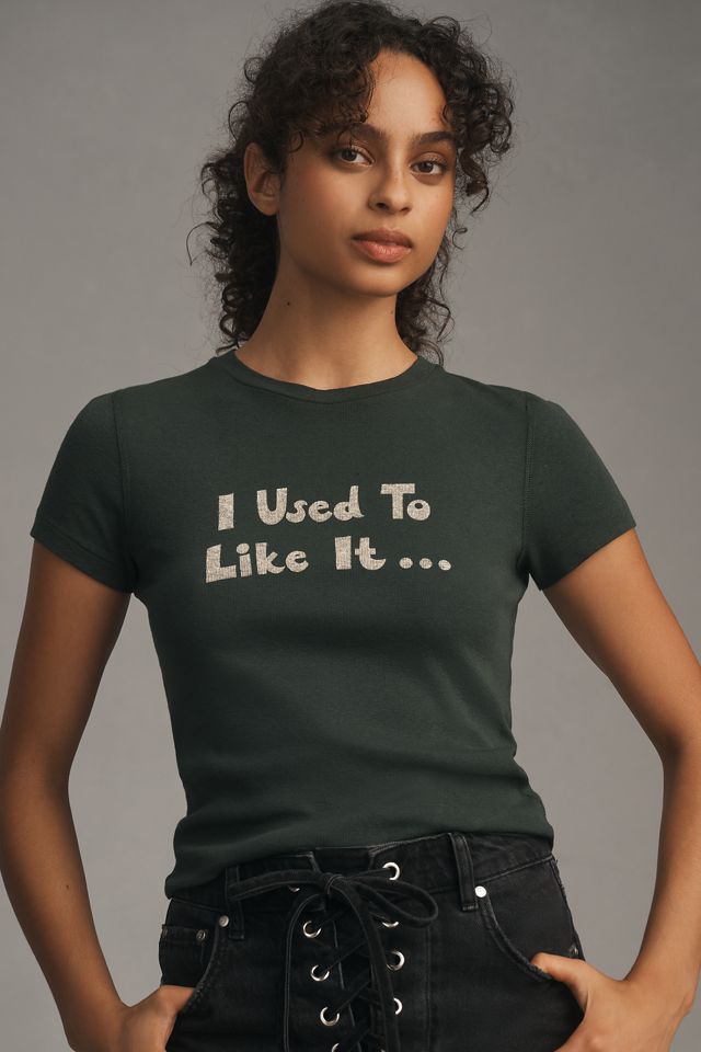 【人気商品！】RE/DONE ハリウッド90S ベビーTシャツ RE/DONE '90s Baby Tee | Anthropologie