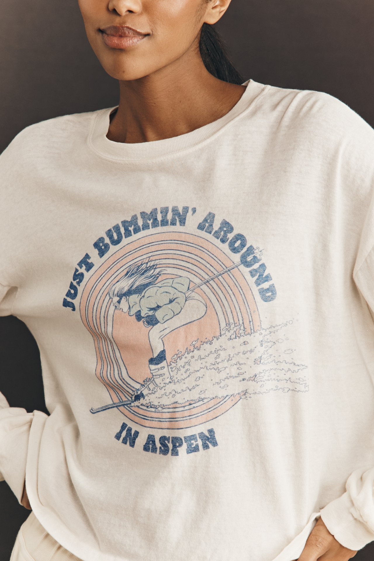 RE/DONE Boxy Boyfriend Long-Sleeve T-Shirt