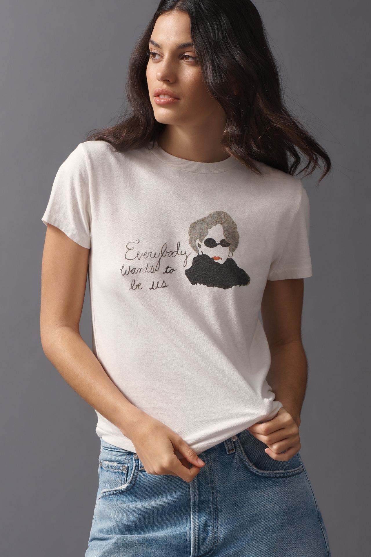 RE/DONE Everybody Wants to Be Us Classic Cotton Tee