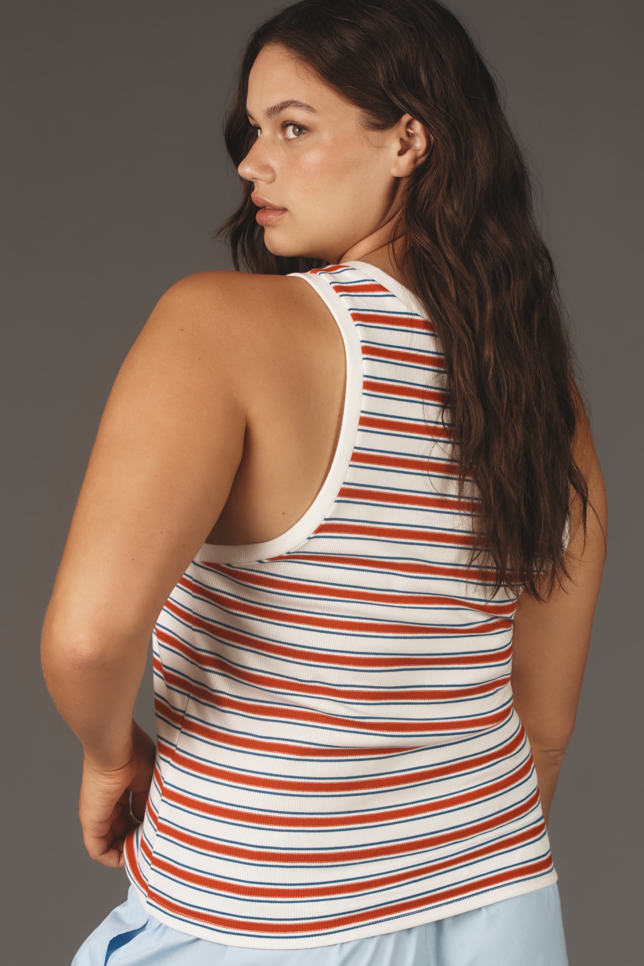 Maeve Ribbed Racerback Tank