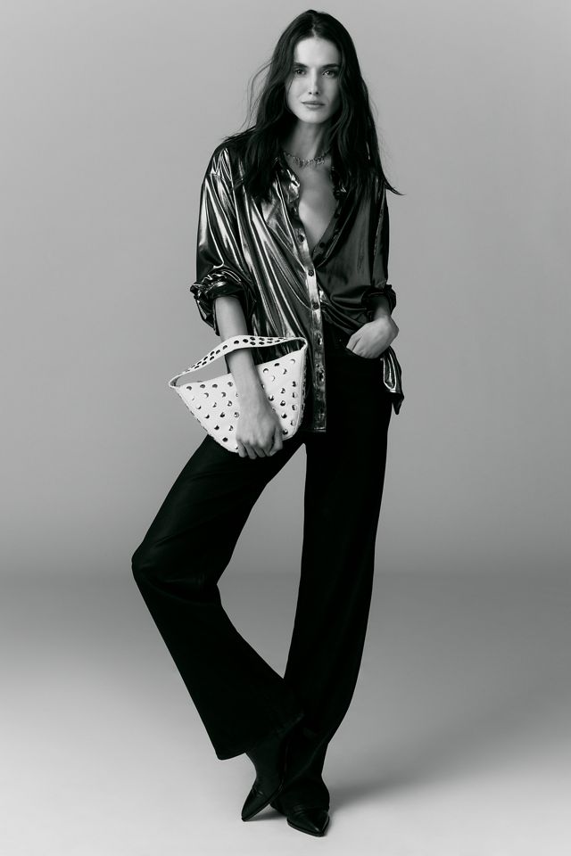 By Anthropologie Shine Buttondown Shirt #1