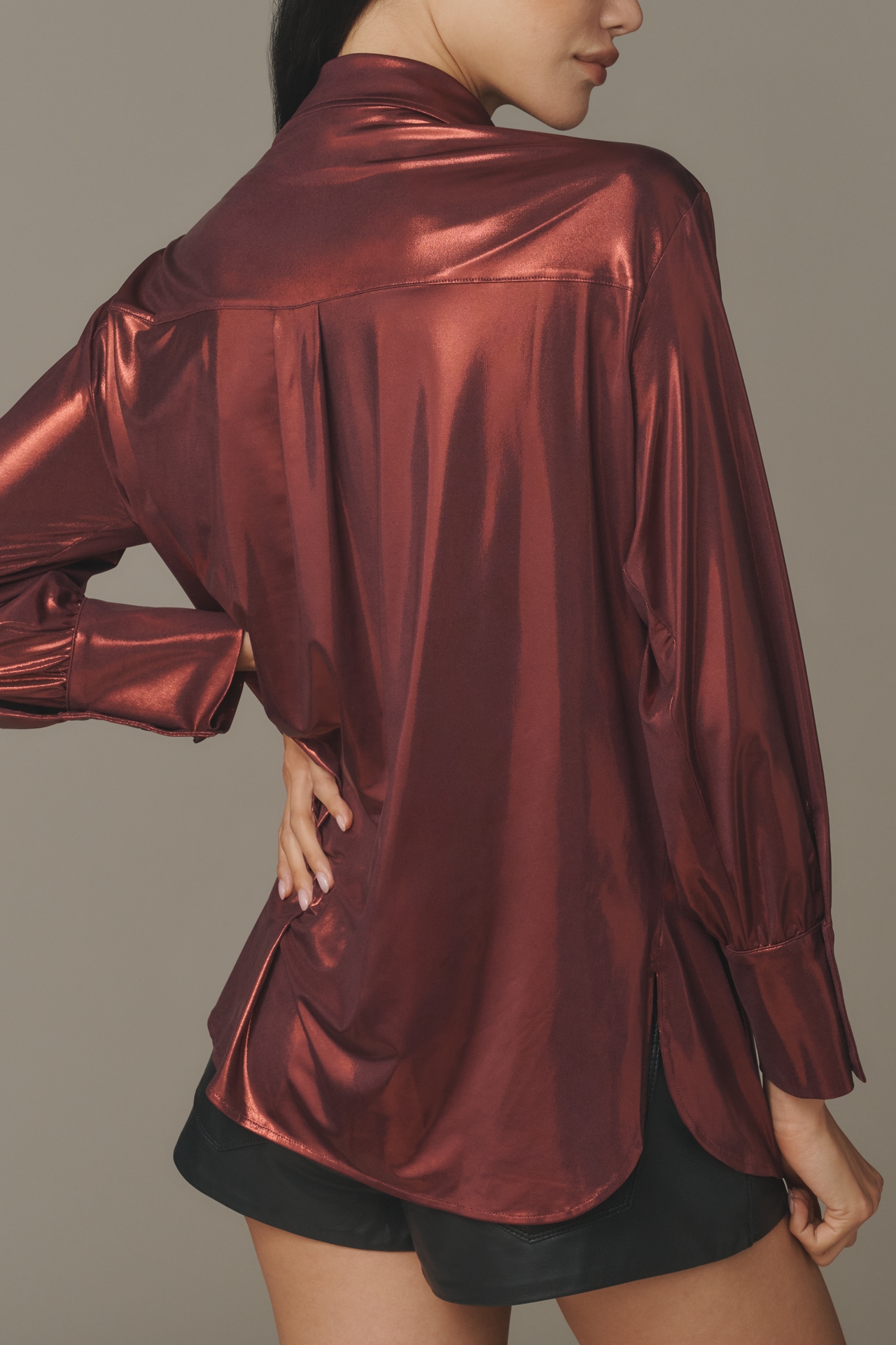 By Anthropologie Shine Buttondown Shirt