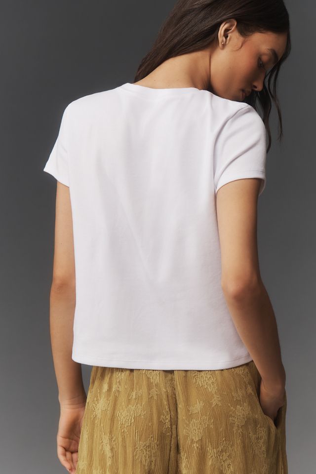 Maeve Heart Ruffle Tee #3