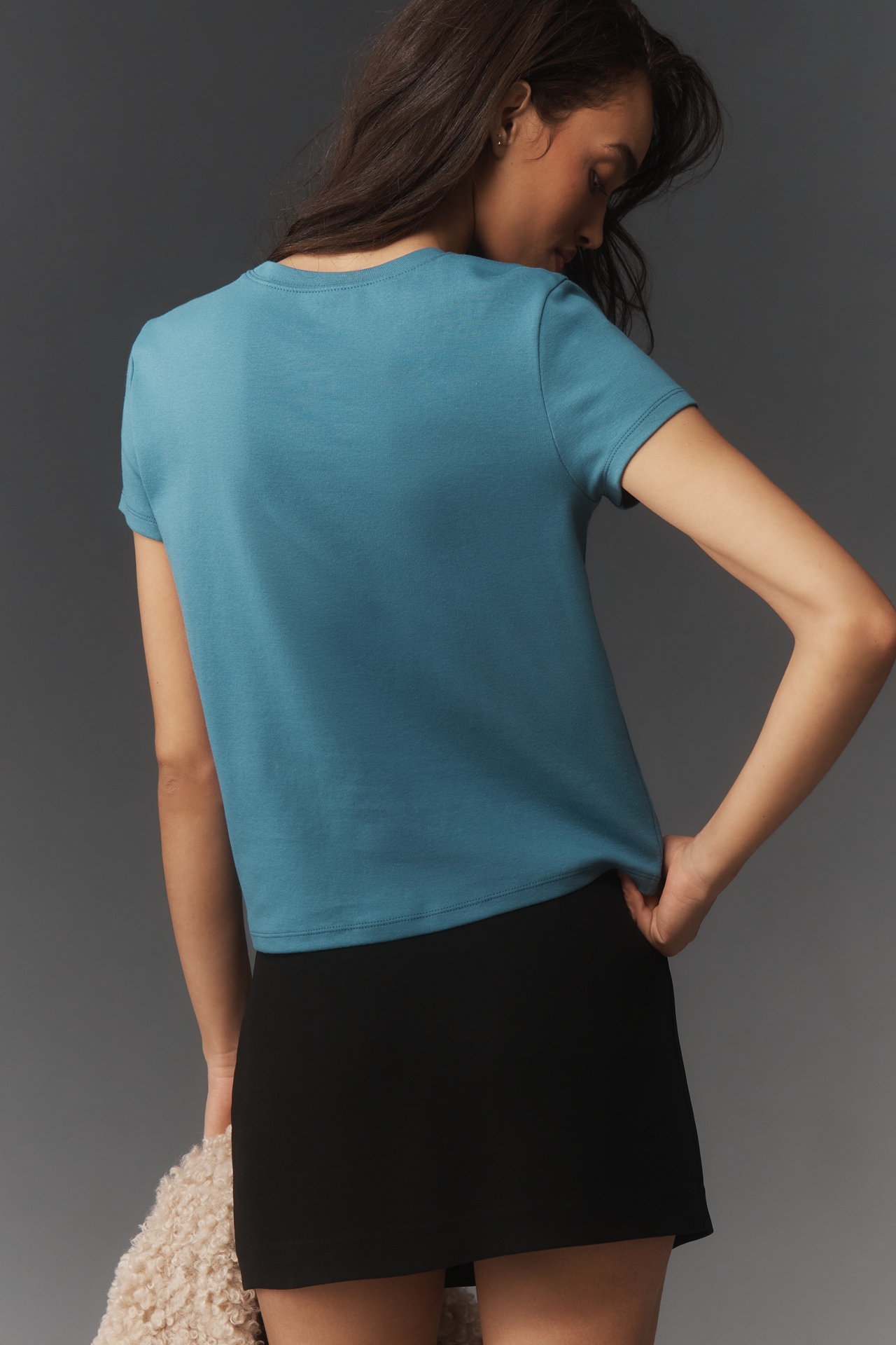 Maeve Heart Ruffle Tee