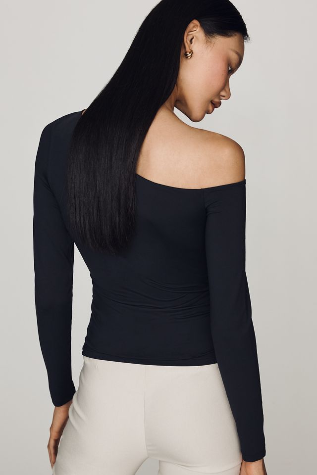 Maeve Off-Shoulder Long-Sleeve Top #1