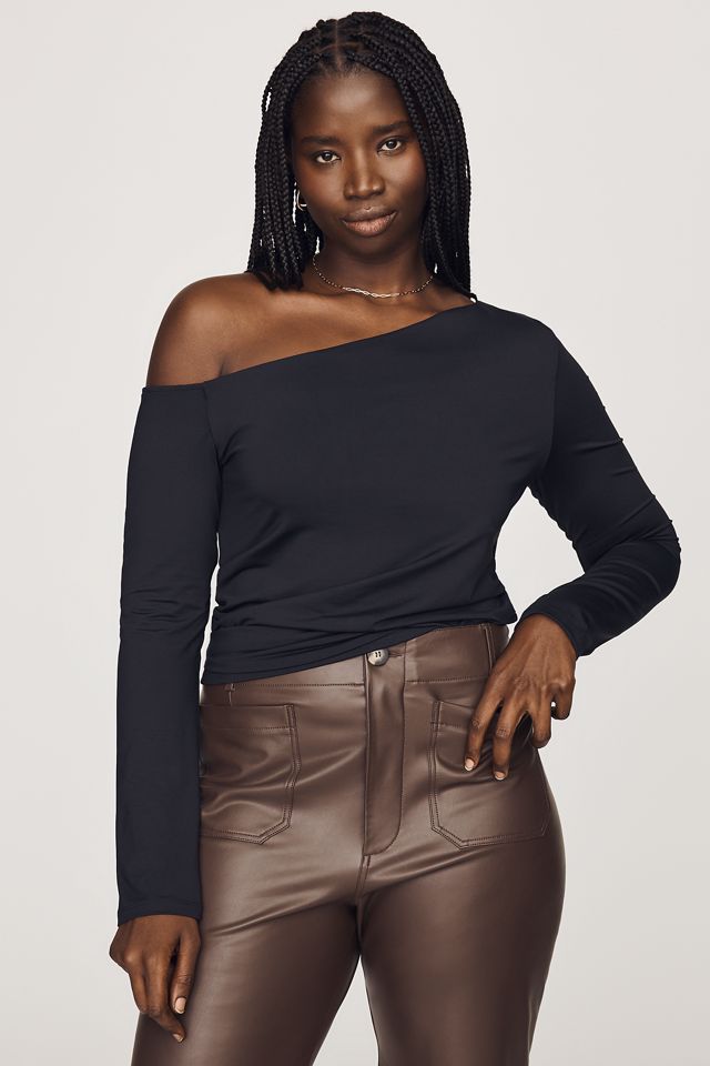 Maeve Off-Shoulder Long-Sleeve Top #5