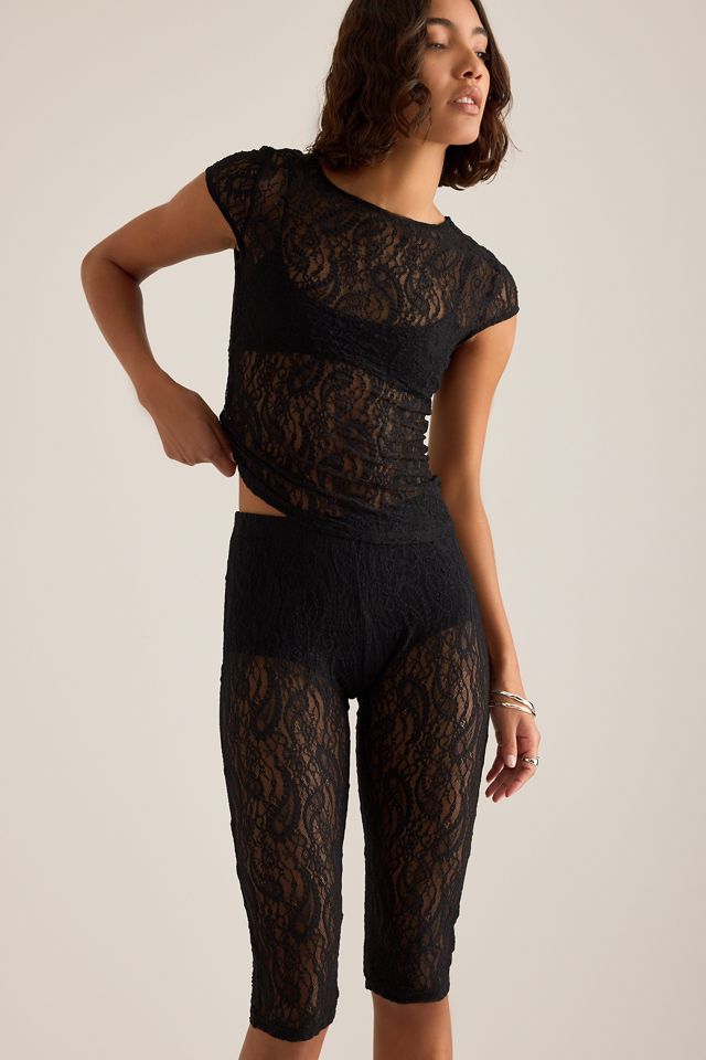 ESTHE Transparentes Spitzen-Baby-T-Shirt #4