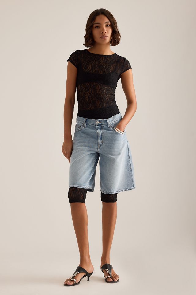 ESTHE Transparentes Spitzen-Baby-T-Shirt #1