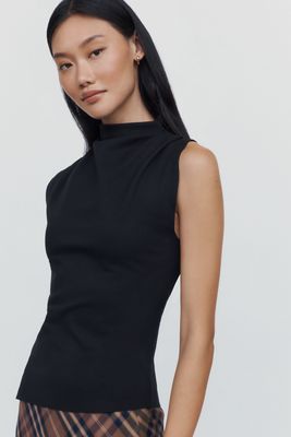 ESTHE Draped Asymmetrical Top