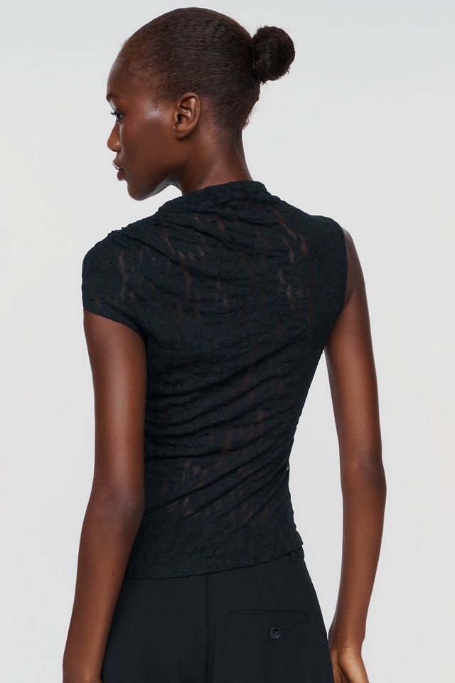ESTHE Asymmetrical Lace Top #1