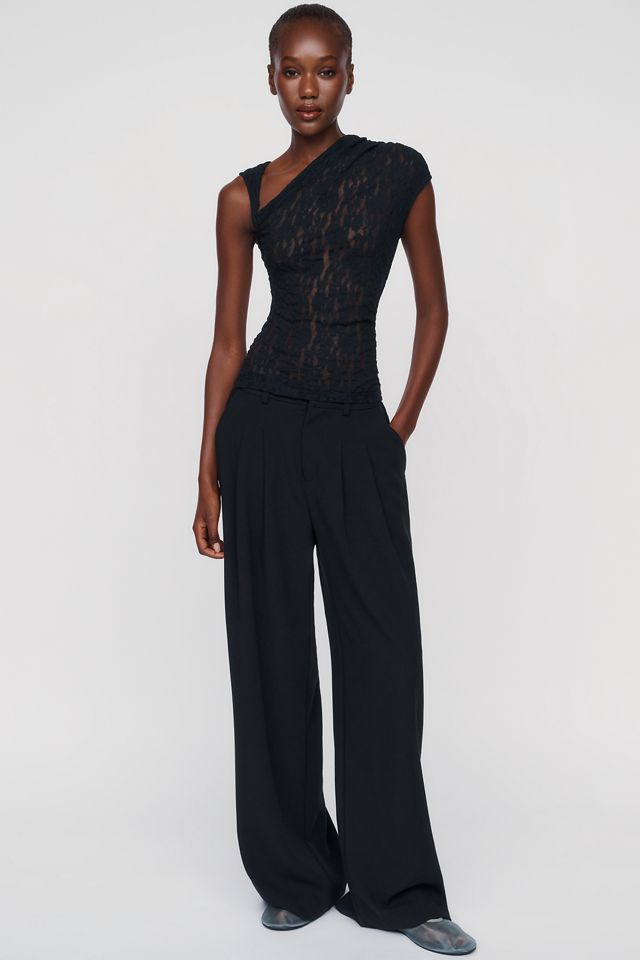 ESTHE Asymmetrical Lace Top #2