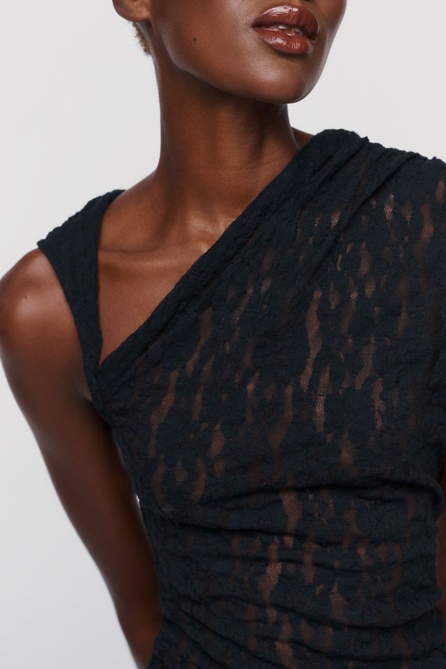 ESTHE Asymmetrical Lace Top #3