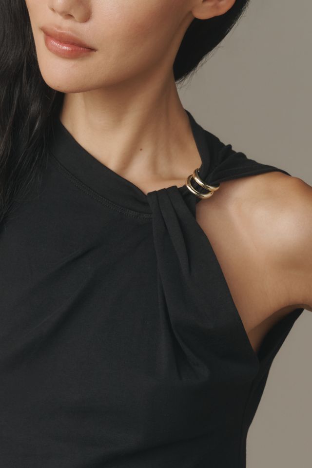 Derek Lam 10 Crosby Nia Asymmetric Twist Tee #2