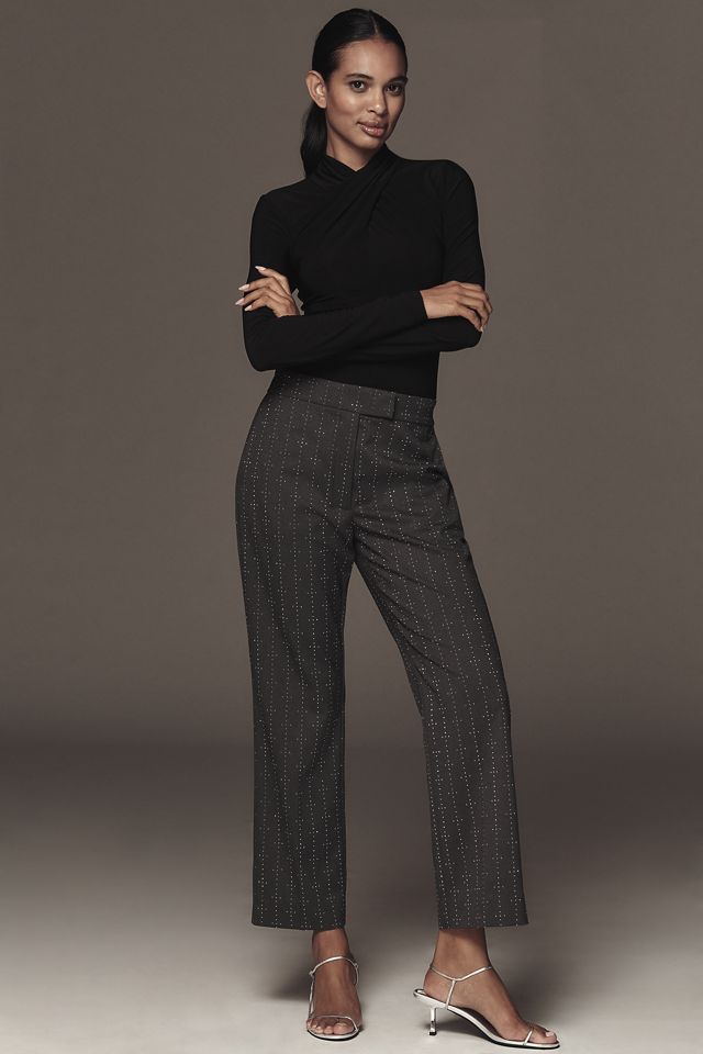 Derek Lam 10 Crosby Krini Long-Sleeve Twist-Neck Top #1