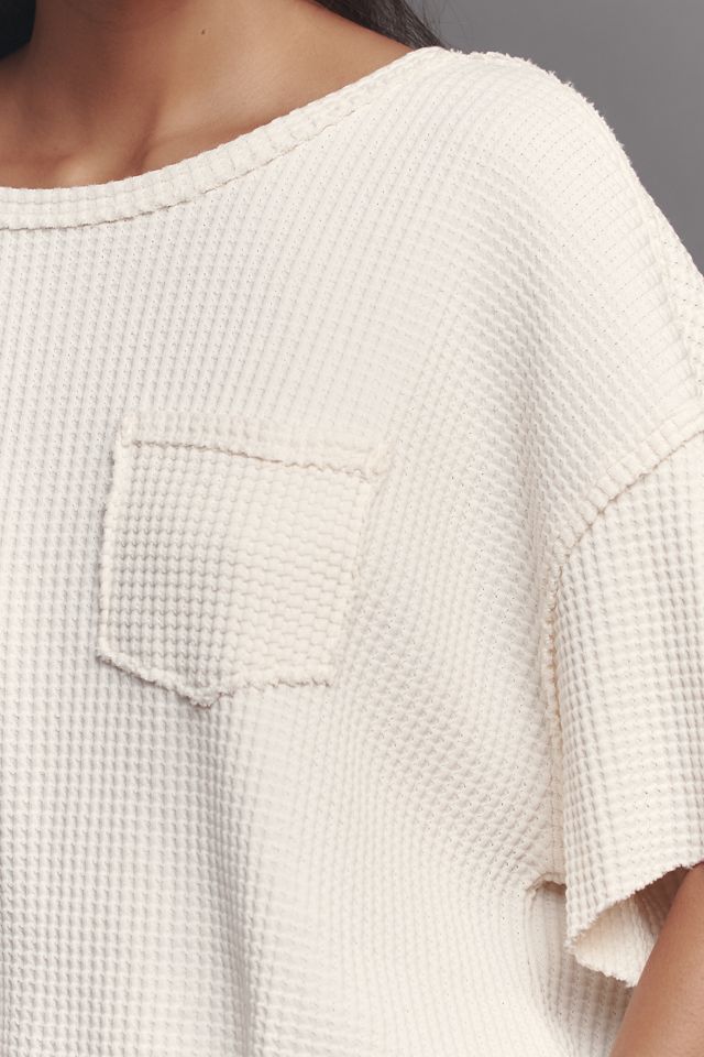 Pilcro Short-Sleeve Waffle Tee #2