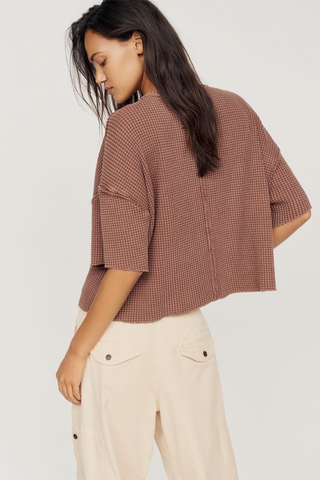 Pilcro Short-Sleeve Waffle Tee #2