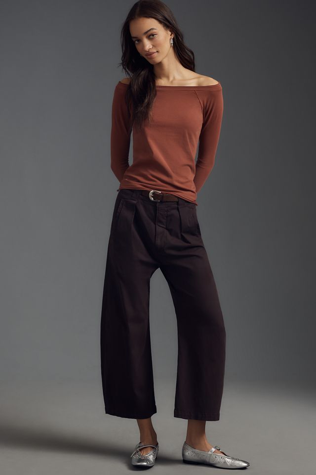 Pilcro Off-The-Shoulder Long-Sleeve Tee #2