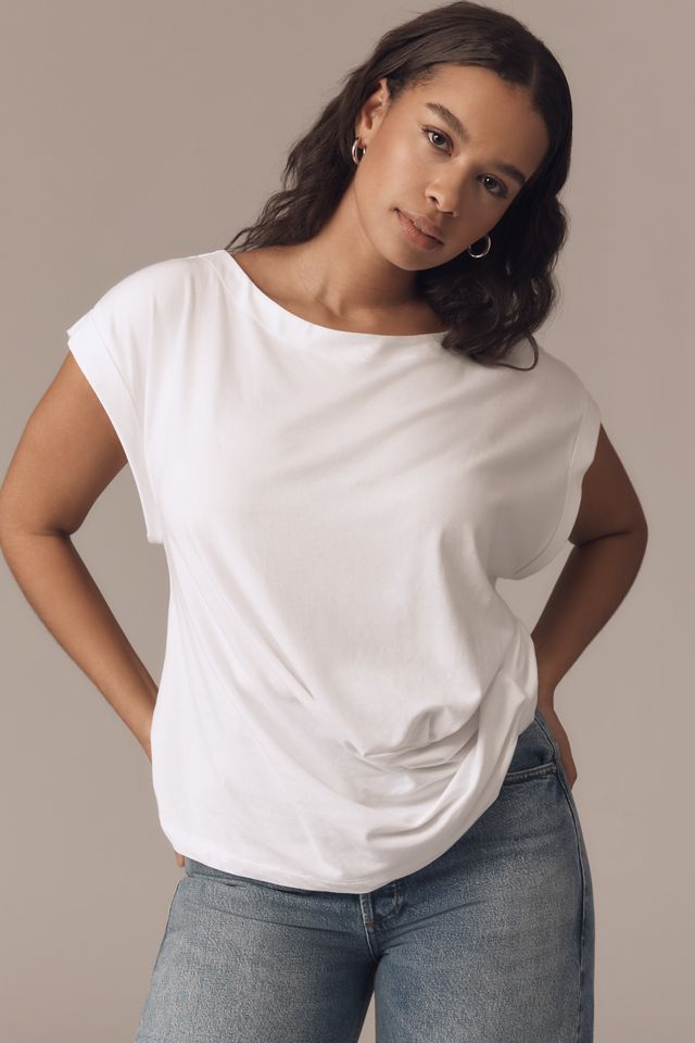 By Anthropologie Draped Muscle Tee #4