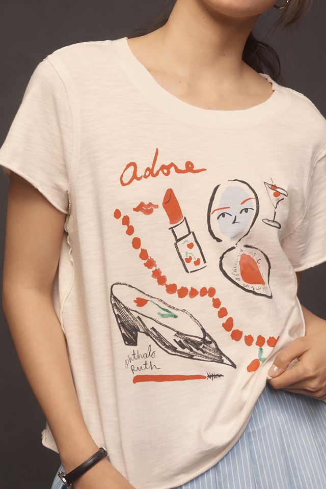 Phthalo Ruth x Maeve Adore Graphic Tee #7