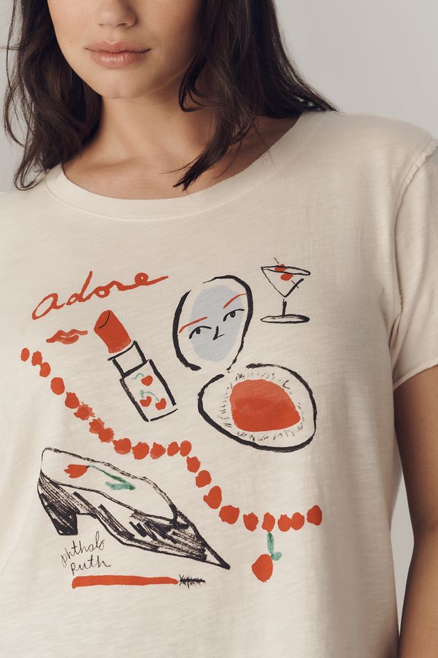 Phthalo Ruth x Maeve Adore Graphic Tee #1