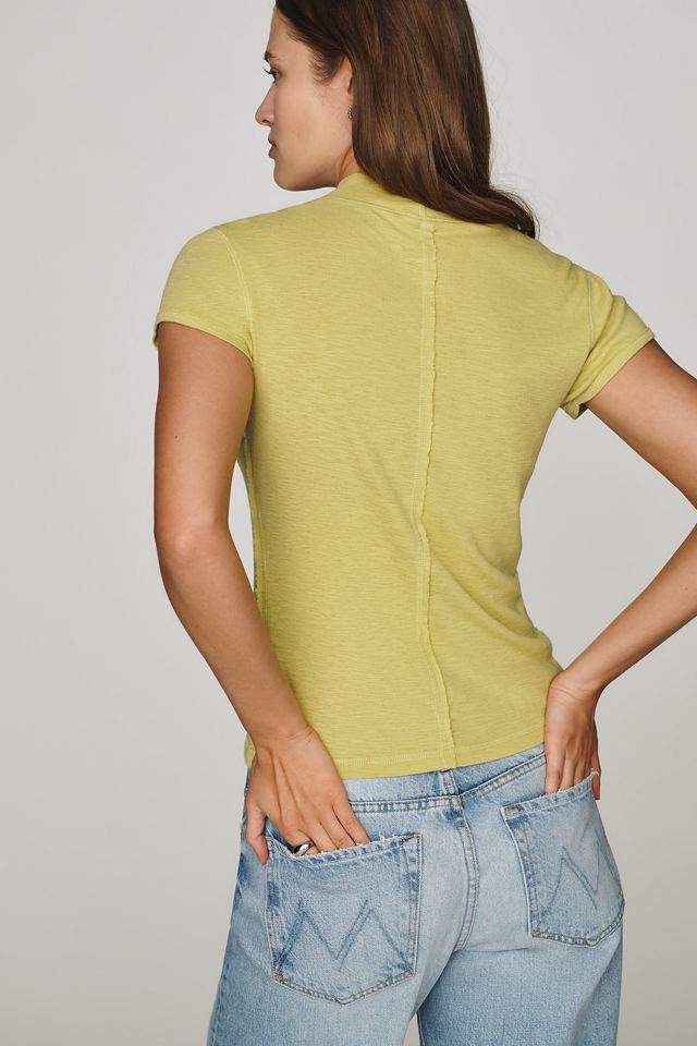 Pilcro Cyris Cotton Modal Mock Neck Tee #3