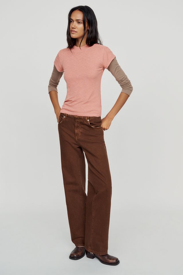 Pilcro Cyris Cotton Modal Turtleneck Tee #4