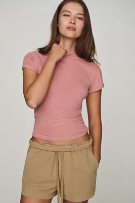 T-Shirt a Collo Alto Pilcro Cyris in Cotone Modal