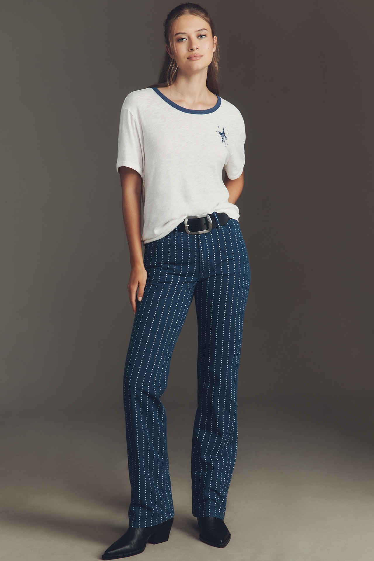 Pilcro Cotton Graphic Tee