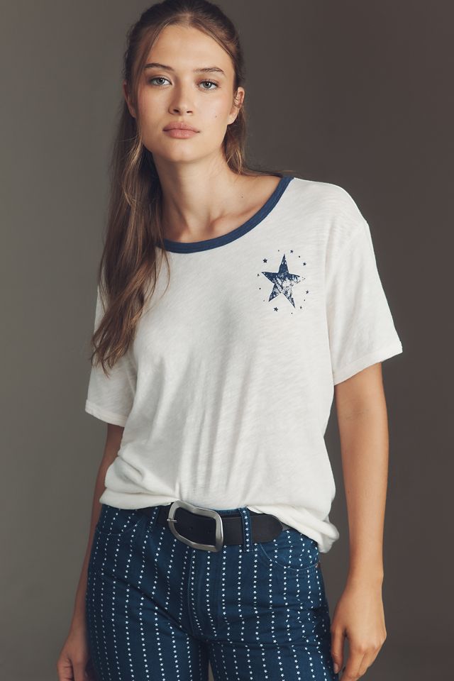 Pilcro Cotton Graphic Tee #3