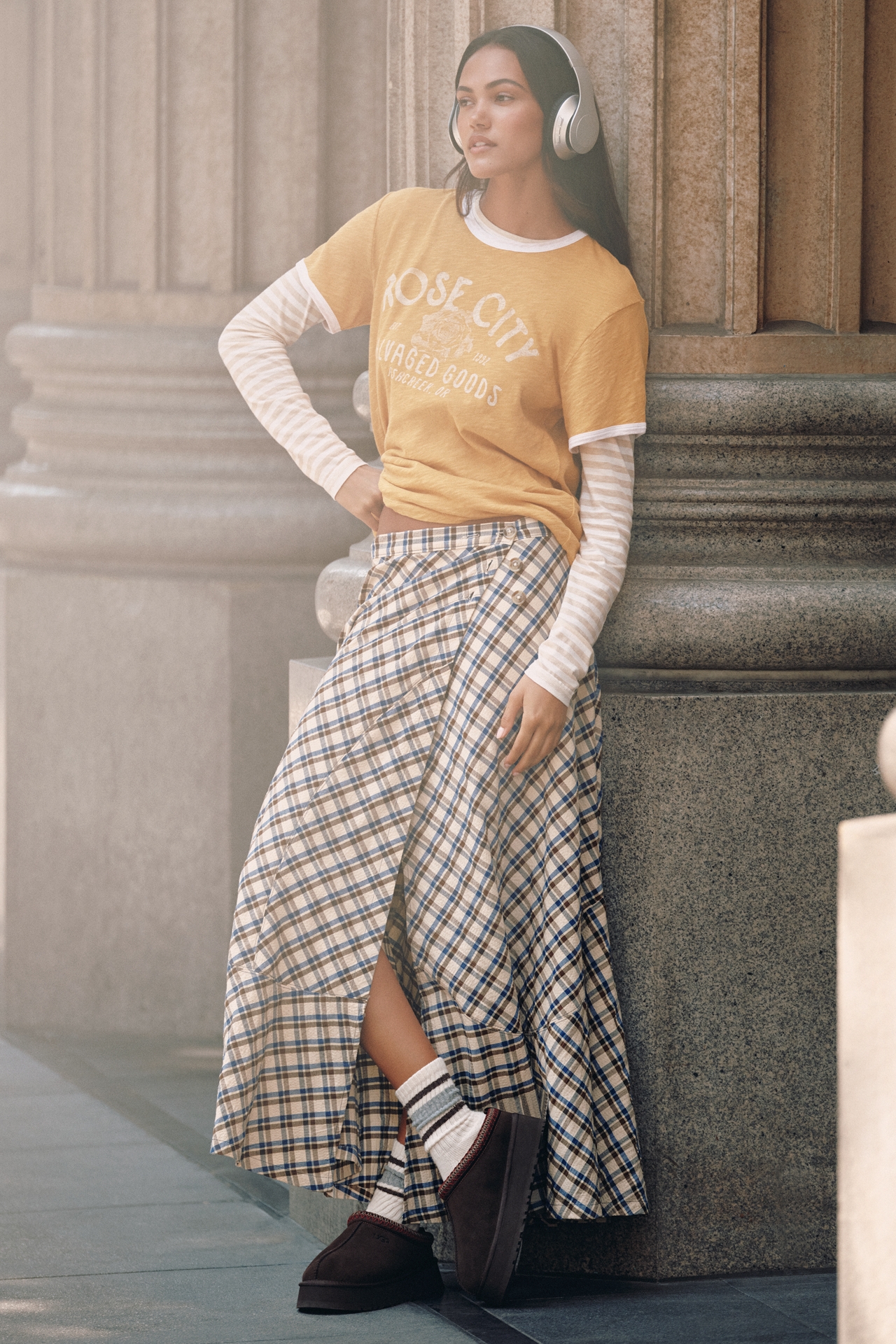 Pilcro Short Sleeve Graphic Knit Top