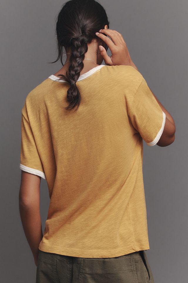 Pilcro Short Sleeve Graphic Knit Top #3