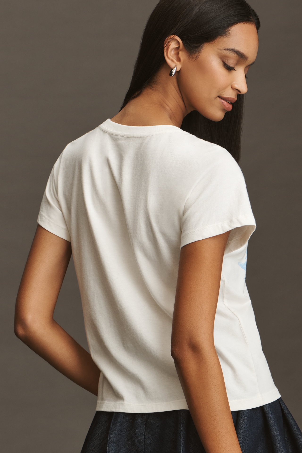 By Anthropologie Swan Graphic Tee