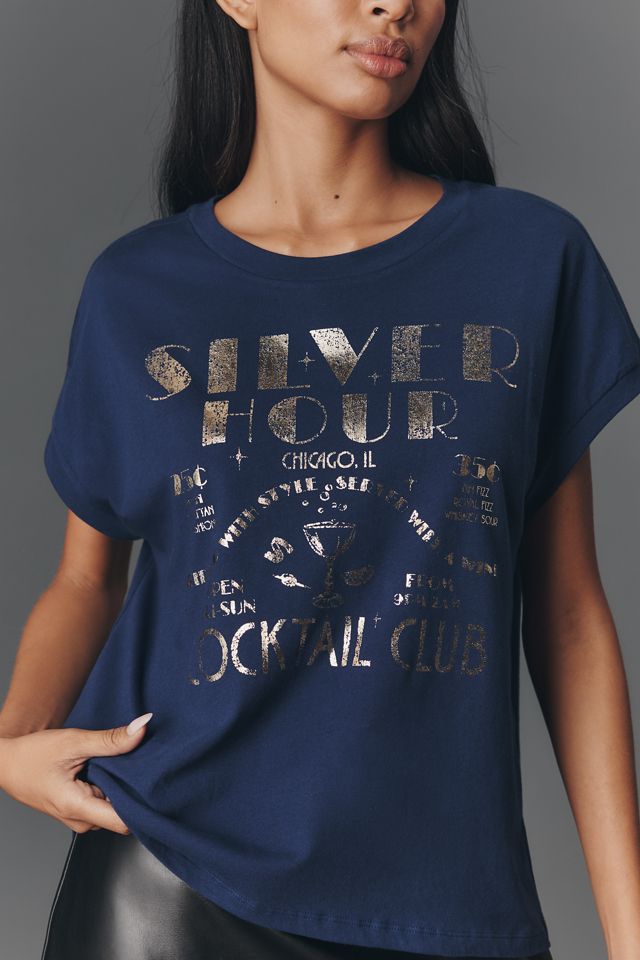 By Anthropologie Graphic Muscle Tee #2