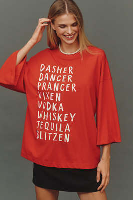 Maeve x Daniela Berkhout Vintage Slouchy Graphic T-Shirt