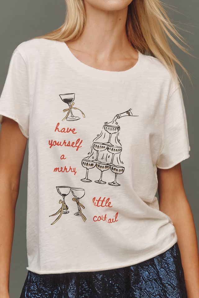 Maeve x Daniela Berkhout Merry Cocktail Tee #1