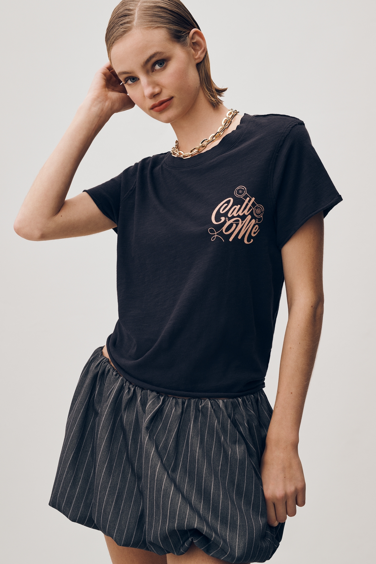 The Caitlin Boxy Tee by Maeve