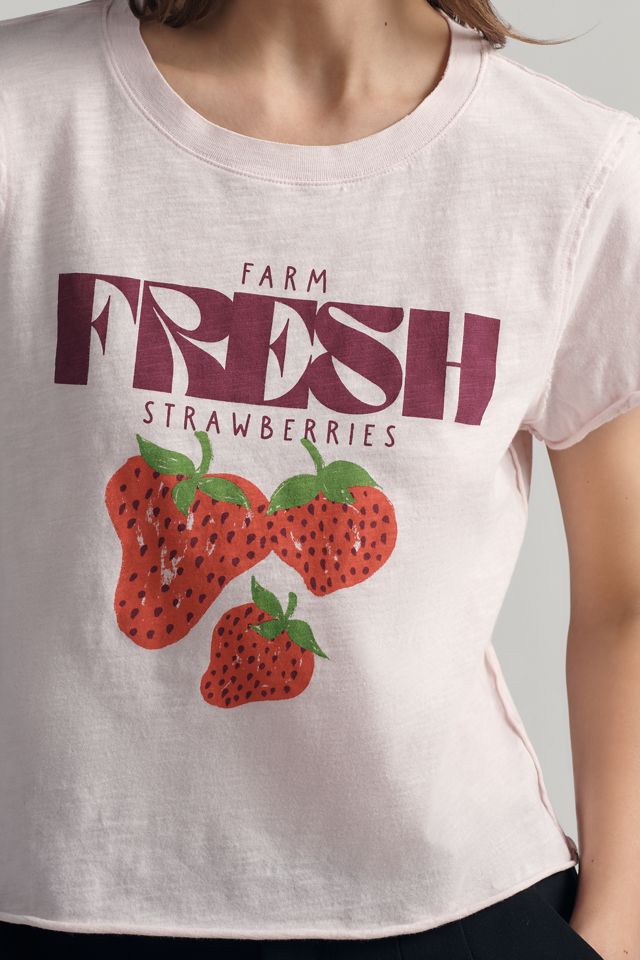Maeve Cotton Farm Fresh Graphic Tee | Anthropologie
