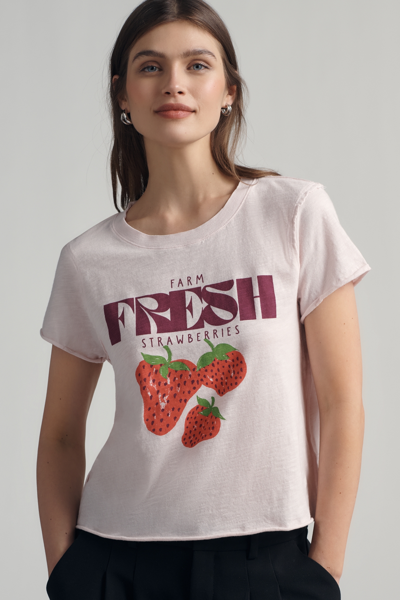 Maeve Cotton Farm Fresh Graphic Tee