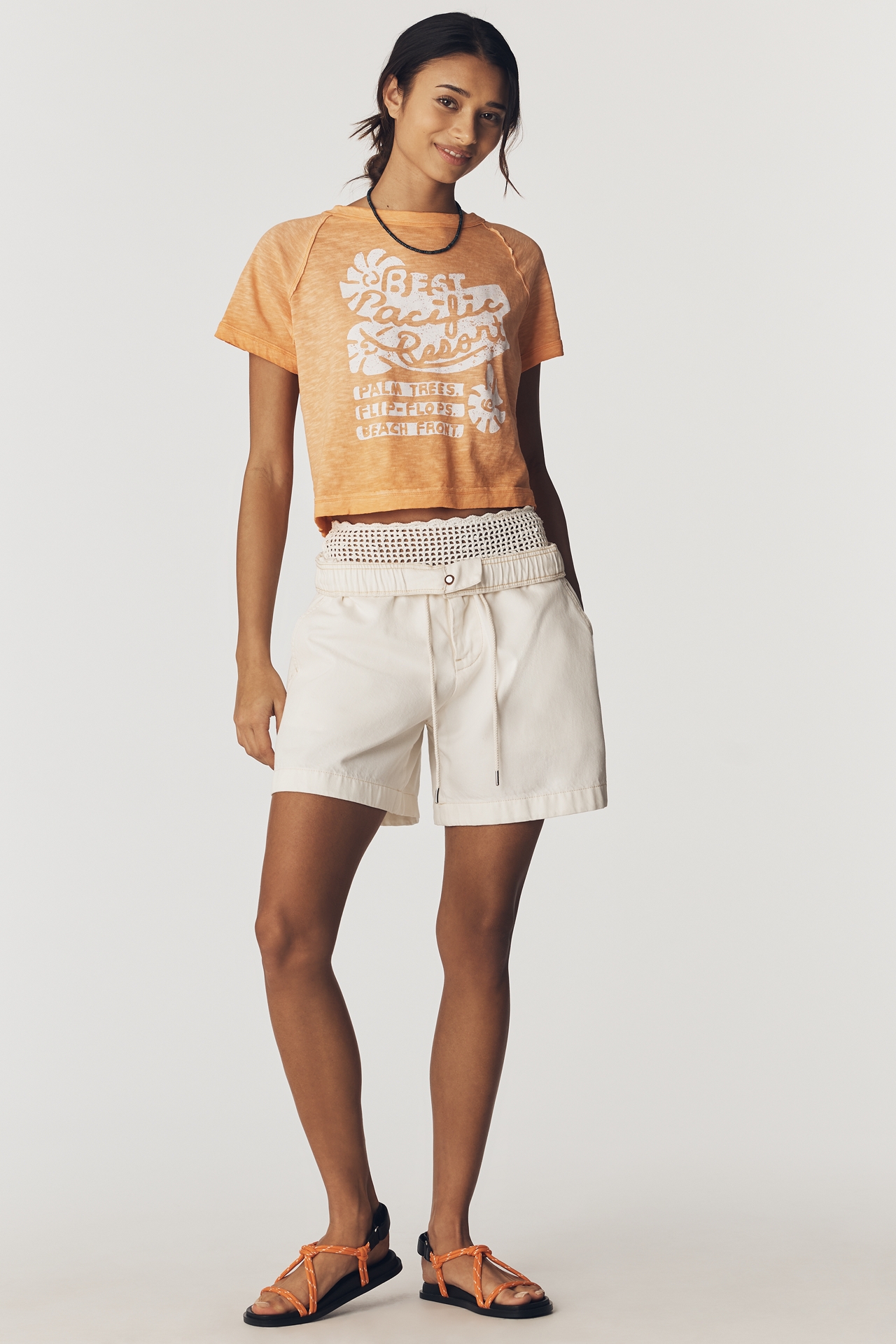 Pilcro Raglan Graphic Baby Tee