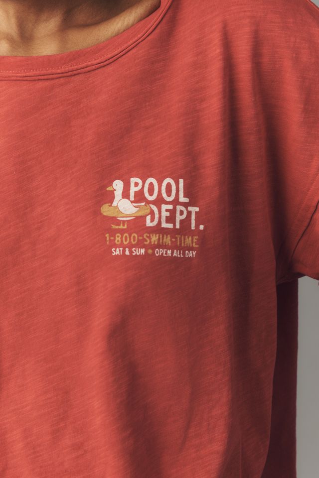 Pilcro Pool Rules Cotton Graphic Tee #3