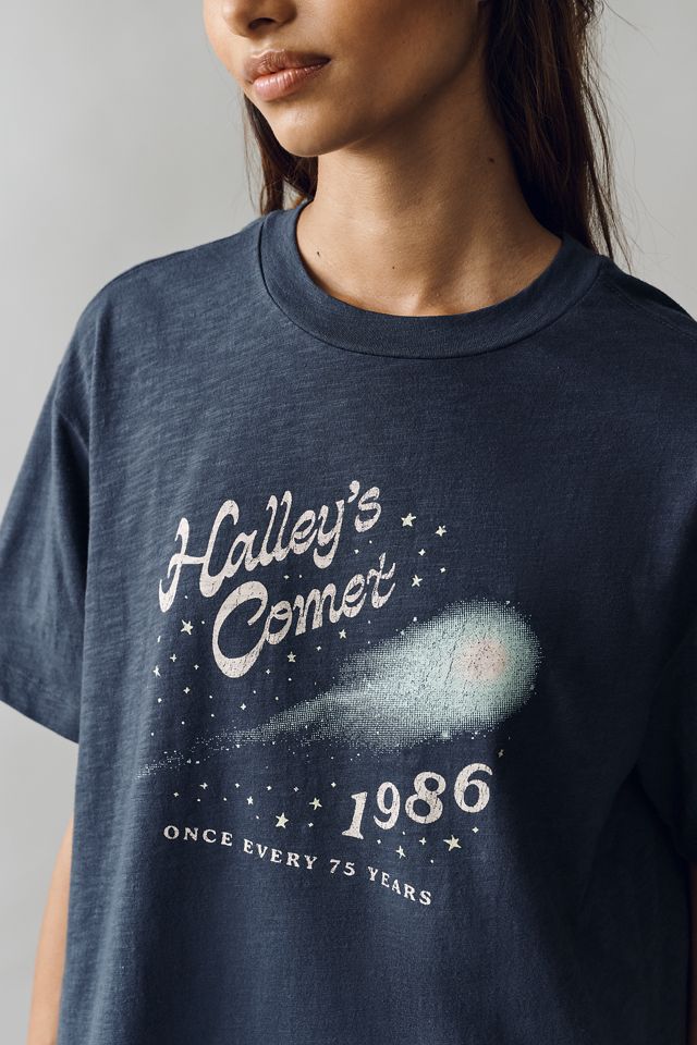 By Anthropologie Cotton Boxy Graphic Tee #1