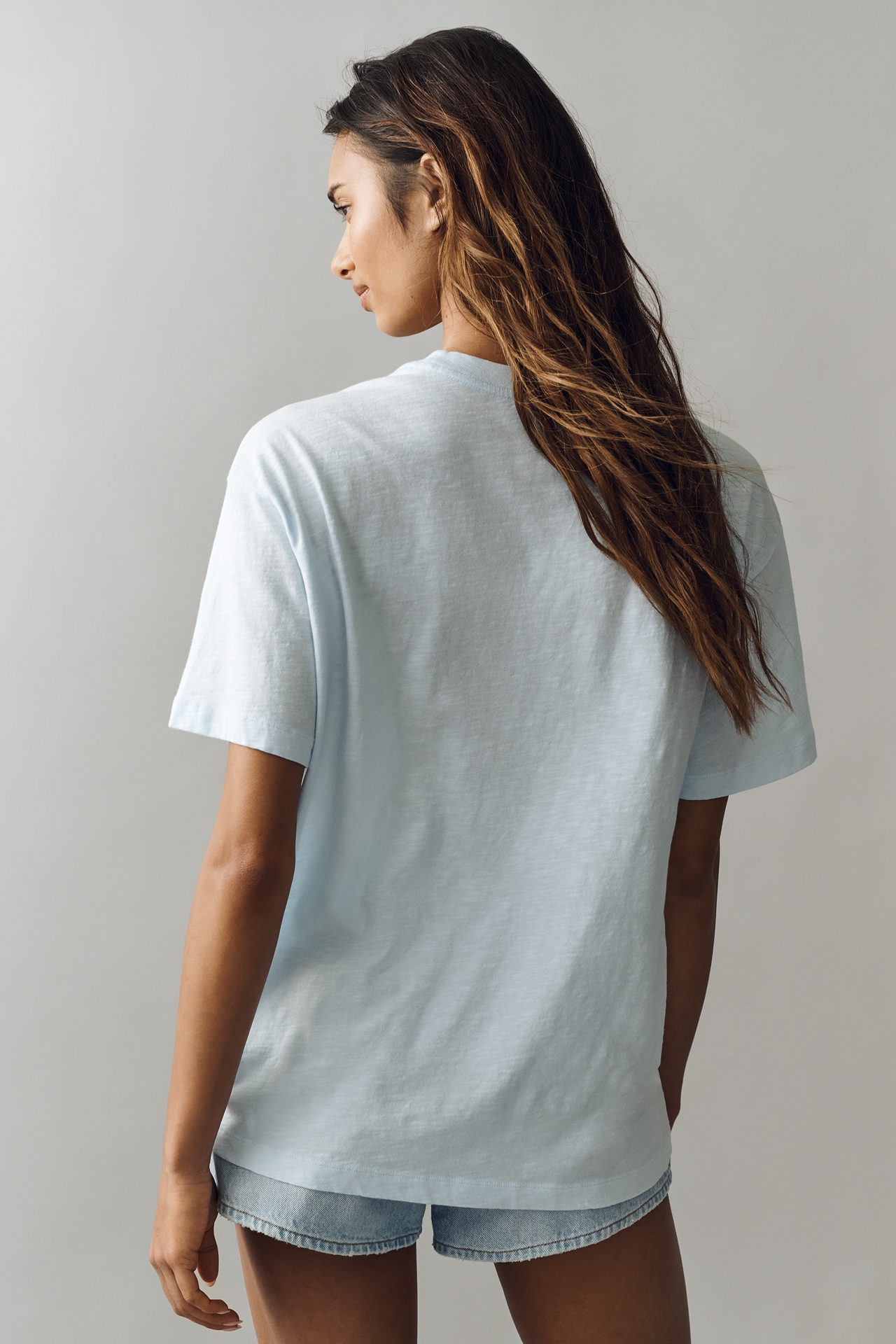 By Anthropologie Cotton Boxy Graphic Tee