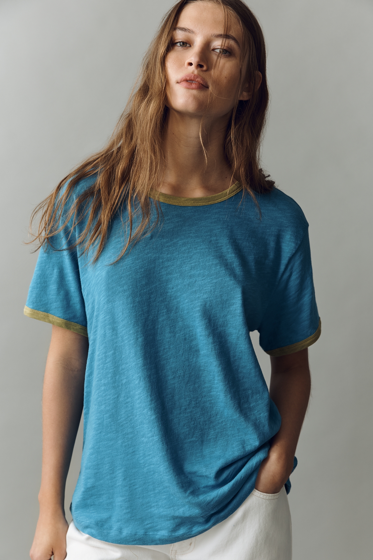 Pilcro Cotton Heritage Graphic Tee