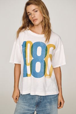Pilcro 1986 Cotton Graphic Tee