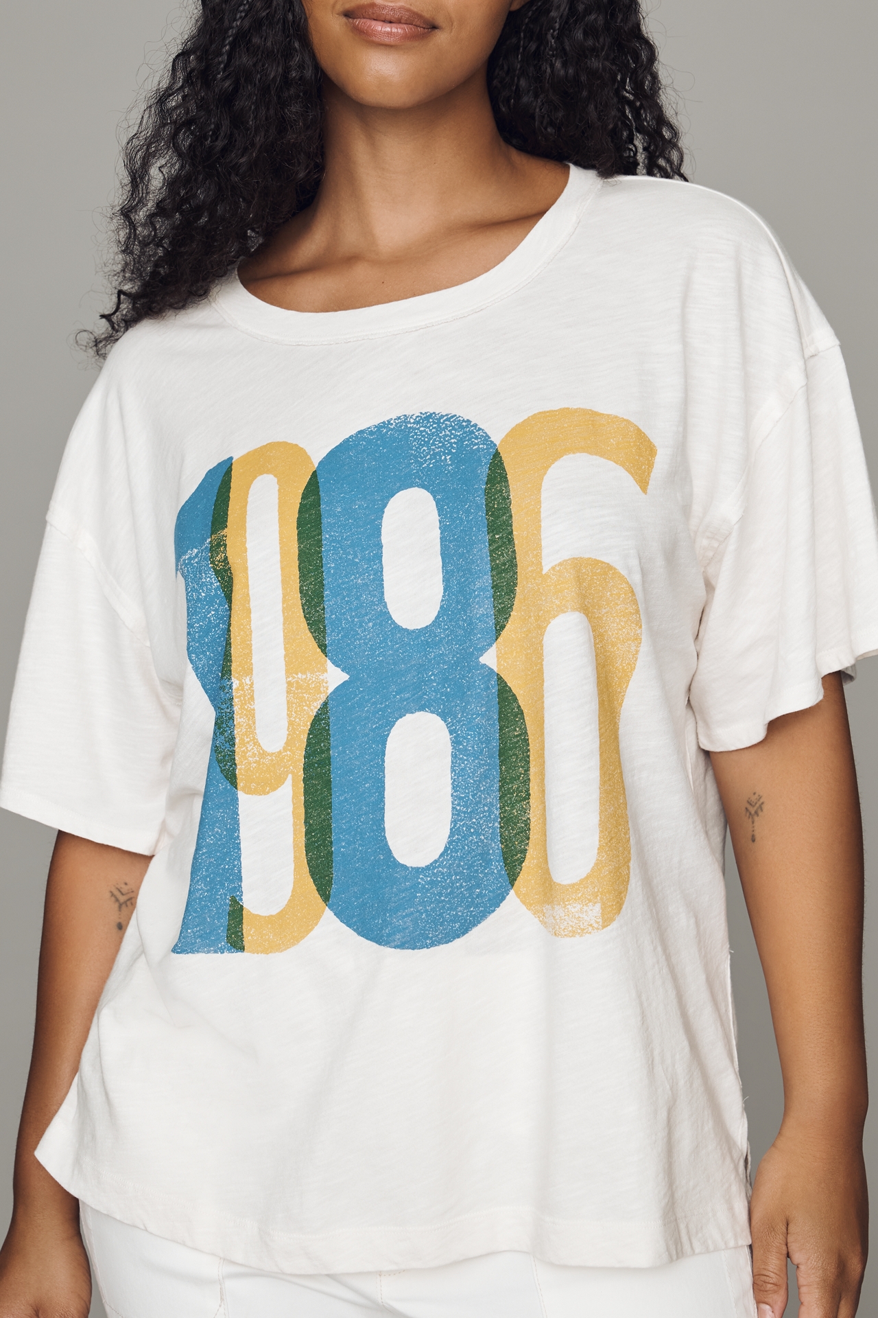 Pilcro 1986 Cotton Graphic Tee