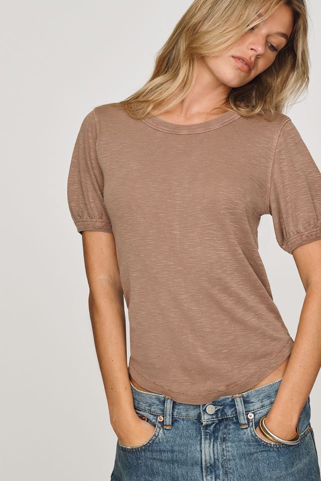 Pilcro Cotton Puff-Sleeve Tee #2