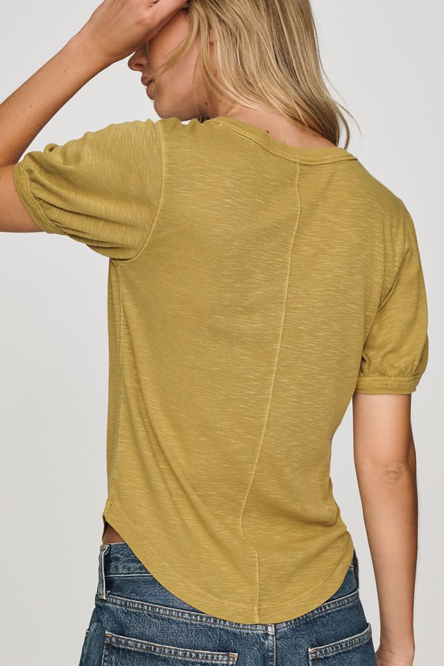 Pilcro Cotton Puff-Sleeve Tee #3