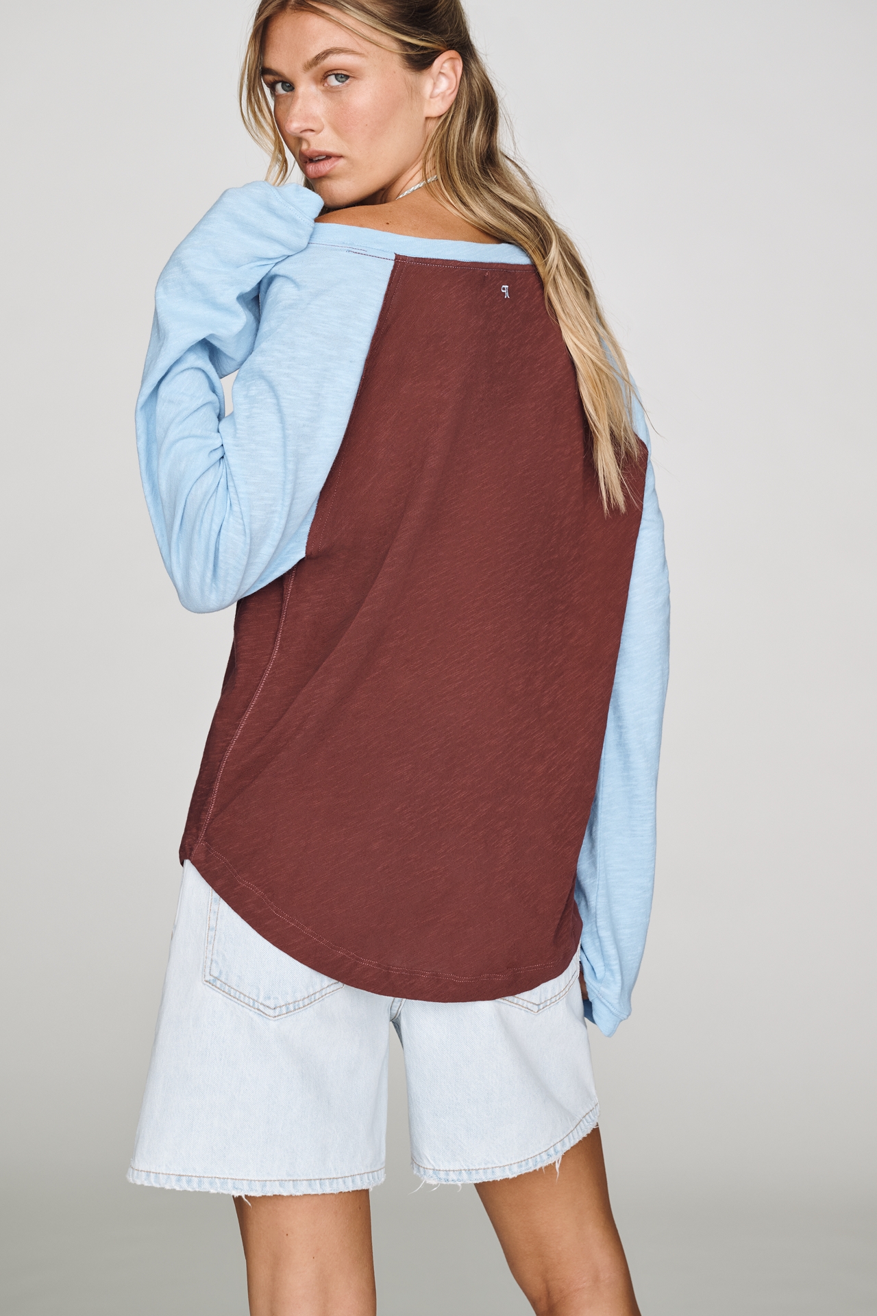 Pilcro Cotton V-Neck Knit Top